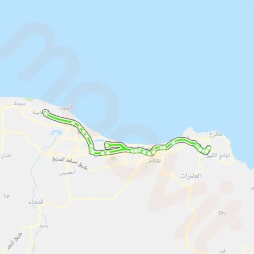 Oman Bus Route 1 Route Map