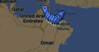 Muscat InterCity Bus Route 53, From Buraimi – Ibri to Muscat 1