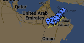 Muscat InterCity Bus Route 62, From Muscat to Fahud – Yibal 1