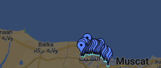 Muscat Bus Route 7, From Burj Al Sahwa Station- Al Khoud to Al Mabelah Bus Station 1