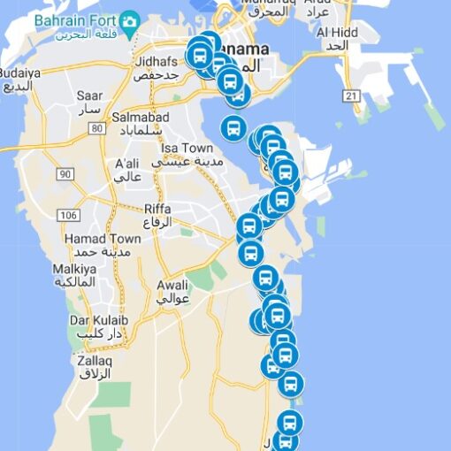 Bahrain Bus Route No X6