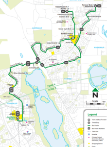 Translink Route 390 Map.pdf Transperth Bus Route 390 From Joondalup Stn to Banksia Grove Timetables ...