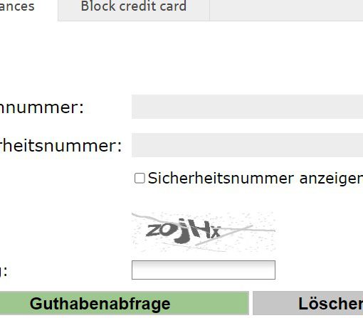 BVG Credit Card